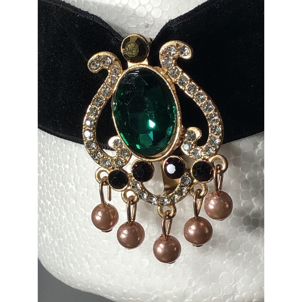 Vintage-style baroque choker necklace - Preowned - Picture 2 of 12